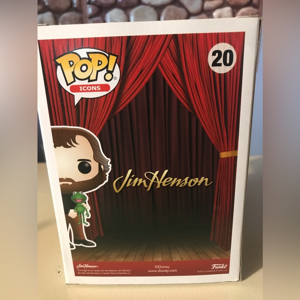 Funko Pop Icons #20 Jim Henson w/ Kermit Near Mint - Picture 3 of 6